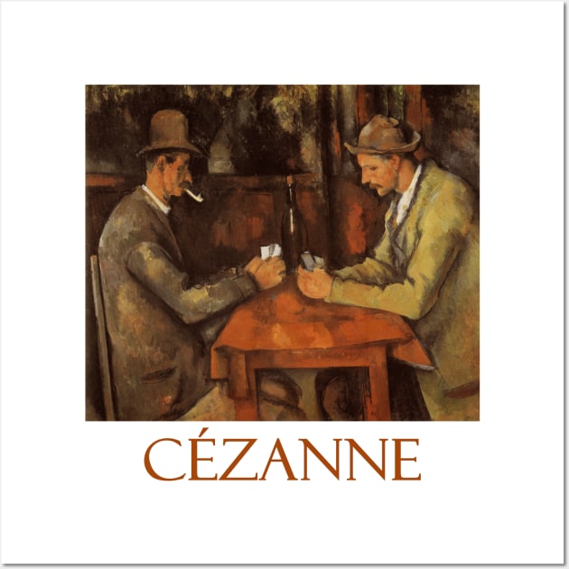 Card Players by Paul Cezanne Wall Art by Naves